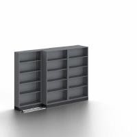ราคา ตู้รางเลื่อน SIDE BY SIDE เซฟฟ์ SV-SBS5 สีขาว-เทา 62x300x210 ชุด (YA05853)