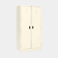 ราคา ตู้เสื้อผ้าเหล็ก บานเปิดมีคั่นกลาง มี 9 สี ไอคอนิค MWO-2 สีขาวไข่มุก (YA06486)