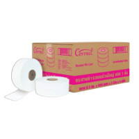 ราคา กระดาษชำระม้วนใหญ่ Correct หนา 1 ชั้น ความยาว 600 เมตร แพ็ค 3 ม้วน x 4 แพ็ค [ยกลัง] (YA06780)