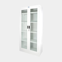 ราคา ตู้เก็บเอกสารเหล็ก บานเปิดกระจก 2 บาน ไอคอนิค CKO-2 สีขาว (YA07160)