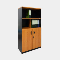 ราคา ตู้เก็บเอกสารสูง 2 บานเปิด ไอคอนิค ST-080HD สีเทา (YA07209)