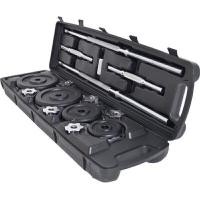 ราคา ดัมเบลและบาร์เบล THAI SUN SPORT ปรับน้ำหนัก 50 กิโลกรัม พร้อมกล่อง ฟรี!! ถุงมือ+สายรัดข้อมือ C-DUMB-50K-IBK สีดำ (BLACK) (YA08043)