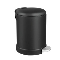 ราคา COMBI WARE ถังขยะสแตนเลสทรงกลมสีดำ(soft closed) ขนาดความจุ 7 ลิตร WBR023L07-BLA (YA08201)