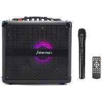 ราคา ลำโพงพกพาอเนกประสงค์ 6 นิ้ว SHERMAN APS-107 สีดำ 6.5 (YA08575)