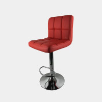 ราคา เก้าอี้สตูลบาร์ทรงสูง ปรับความสูงได้ เบาะนั่งและพนักพิงบุฟองน้ำหนา มี 2 สี ไอคอนิค CL-8541A สีแดง (YA09110)