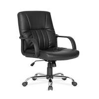 ราคา เก้าอี้สำนักงาน มีเท้าแขน หนัง PU สีดำ โม-เทค BB4B (YA09141)