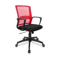 ราคา เก้าอี้สำนักงาน มีเท้าแขน (ผ้า Mesh) โม-เทค M10 สีดำ-แดง (YA09153)