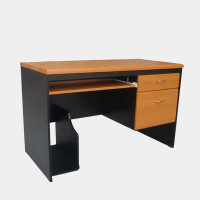 ราคา โต๊ะคอมพิวเตอร์ พร้อมถาดคีย์บอร์ดและที่วางซีพียู ไอคอนิค TF-100X สีคาปูชิโน่-ขาว 120 ซม. (YA09178)