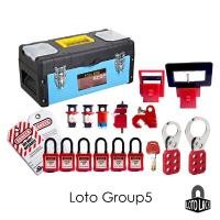 ราคา LOTO LOCK อุปกรณ์ล็อคระบบไฟฟ้า สำหรับช่างไฟฟ้า3-6คน แม่กุญแจสีแดงพร้อมมาสเตอร์คีย์ ก้ามปูล็อค อุปกรณ์ล็อคเบรคเกอร์ ป้ายแท็ก พร้อมกล่องใส่อุปกรณ์ (YA09892)