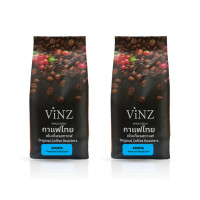 ราคา เมล็ดกาแฟดอยช้าง วินซ์ อาราบิก้าเบลน คั่วเข้ม ปลอดสารพิษ อโรม่า 2 ถุง (500 กรัม) (YA10396)