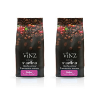 ราคา เมล็ดกาแฟดอยช้าง วินซ์ อาราบิก้าเบลน คั่วเข้ม ปลอดสารพิษ มาดาม 2 ถุง (500 กรัม) (YA10397)