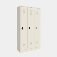 ราคา ตู้ล็อกเกอร์ 3 ประตูู มี 1 ราวแขวน พร้อม 2 แผ่นชั้น ไอคอนิค MLK-H3 สีขาวไข่มุก 3 ฟุต (YA10793)