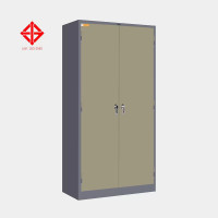 ราคา ตู้เก็บเอกสาร 2 บานเปิด มือจับบิด (มอก.) ไอคอนิค MLK-2M/0.7 สีเทาสลับ เหล็กหนา 0.7 มม. (YA10827)