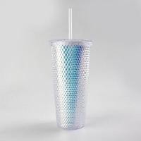 ราคา แก้วคริสตัล พร้อมหลอด 22 ออนซ์ แก้วหนาม Durian อาร์อาร์เอส สีขาว (YA11219)