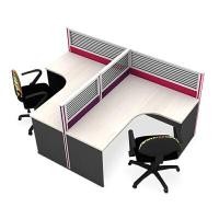 ราคา ชุด work system 2 ที่นั่ง Top โค้ง แผงครึ่งกระจกขัดลาย โม-เทค MT-WS012C สีไวท์วูดสลับเทาเข้ม (YA12070)