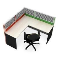 ราคา ชุด work system 1 ที่นั่ง Top ตรง แผงครึ่งกระจกขัดลาย โม-เทค MT-WS011 สีไวท์วูดสลับเทาเข้ม (YA12078)