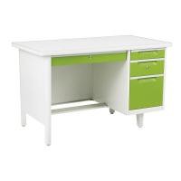 ราคา โต๊ะทำงานเหล็ก 4 ลิ้นชัก SMARTFORM OD-35 สีขาวสลับเขียว ขนาด 3.5 ฟุต (YA13682)