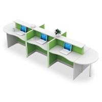 ราคา ชุด work system 6 ที่นั่ง พร้อมตัวต่อโค้งโต๊ะประชุม (TOP Wave) โม-เทค MT-WAC026 (YA13686)