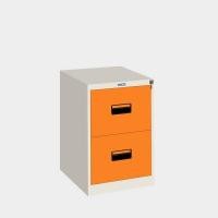 ราคา ตู้เก็บเอกสาร 2 ลิ้นชัก ไอคอนิค DR-2 ขาว-ส้ม (YA13895)