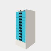 ราคา ตู้เก็บเอกสาร 10 ลิ้นชัก ไอคอนิค DR-10 สีขาว-ฟ้า (YA13924)