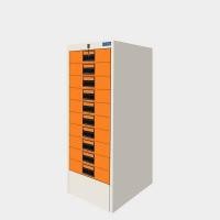 ราคา ตู้เก็บเอกสาร 10 ลิ้นชัก ไอคอนิค DR-10 สีขาว-ส้ม (YA13930)