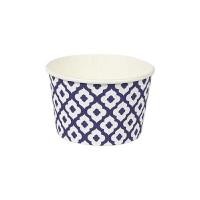 ราคา Good Box Pack ถ้วยกระดาษ MM 850 มล. 13.5x8 cm ลายคราม 1ลัง 9แพ็ค 450 ใบ (YA13969)