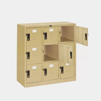 ราคา ตู้ล็อกเกอร์เตี้ย 9 ช่อง ไอคอนิค LK-T9 สีครีม (YA14835)