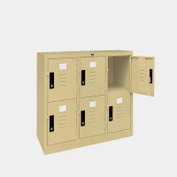 ราคา ตู้ล็อกเกอร์เตี้ย 6 ช่อง ไอคอนิค LK-T6 สีครีม (YA14850)