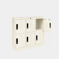 ราคา ตู้ล็อกเกอร์เตี้ย 6 ช่อง ไอคอนิค LK-T6 สีขาวไข่มุก (YA14848)