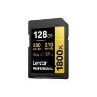 ราคา LEXAR เอสดีการ์ด 128GB Professional 1800x SDXC™ UHS-II Card GOLD Series ออกแบบมาสำหรับกล้อง DSLR หรือ Mirrorless สีดำ (YA14998)