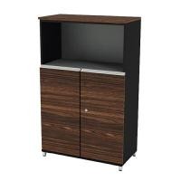 ราคา ตู้เก็บเอกสาร (ล่างบานเปิดบนโล่ง) โม-เทค 5EXCI810 สีมอคค่าสลับดำ (YA15154)