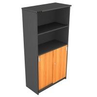 ราคา MO-TECH ตู้เอกสารสูง บนโล่ง ล่างบานเลื่อนทึบ 2CM820 สีเชอร์รี่-เทาเข้ม (YA15175)