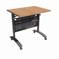 ราคา โต๊ะพับล้อเลื่อน OfficeIntrend Zenith ขาดำ top-capu-7560 (YA15288)