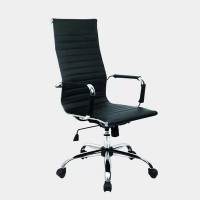 ราคา เก้าอี้สำนักงานพนักพิงสูง เบาะและพนักพิงหุ้มด้วย PU ไอคอนิค CLC-02PH สีดำ (YA15291)