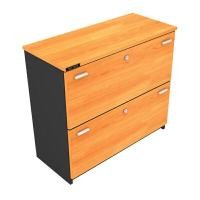 ราคา MO-TECH ตู้เอกสารเตี้ยแบบใส่แฟ้มแขวน 2 ลิ้นชัก 2CL950 สีเชอร์รี่-เทาเข้ม (YA15379)