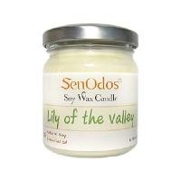 ราคา เทียนหอมจากไขถั่วเหลือง เทียนหอมอโรม่า เซ็นโอดอส กลิ่นลิลลี่ อ๊อฟ เดอะ วอลเลย์ Lily of the Valley Soy Candle 190g. (YA15434)