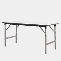 ราคา โต๊ะพับเอนกประสงค์ปิดผิวโฟเมก้าแท้ เสริมคานรองหน้าโต๊ะ ไอคอนิค FTN-Series FTN 3.5B : 105 x 60 x สูง 75 ซม. (มี 10 ขนาด) (YA16160)