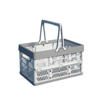 ราคา ตะกร้าใส่ของตะกร้าเก็บอาหารตะกร้าปิคนิค THAI SUN SPORT รุ่น SH0120BU-S สีเทา pcs (YA16375)