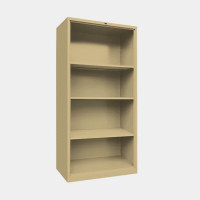 ราคา ตู้เก็บเอกสารบานโล่ง 4 ชั้น ขนาด 3 ฟุต ไอคอนิค LK-L2 ครีม (YA16563)