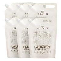 ราคา น้ำยาซักผ้า โซแกนิคส์ สูตรธรรมชาติ (ยกลัง) ถุงเติม 1.5 ล. x6 กล่อง (YA16654)