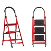 ราคา THAI SUN SPORT บันไดพับได้ อลูมิเนียม รุ่น HMLV-00007 สีแดง 3ชั้น (YA16704)
