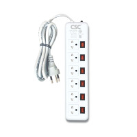 ราคา รางปลั๊กไฟ มอก. 6ช่อง 6สวิตช์ 10เมตร CSC AM166-10m (YA16830)