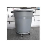 ราคา HORECAT ถังขยะทรงกลมมีฝาปิดตรา สีเทา ขนาด120 ลิตร (YA17260)