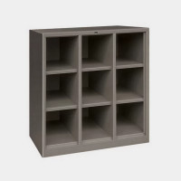 ราคา ตู้เก็บเอกสารบานโล่งเตี้ย 9 ช่อง ไอคอนิค LK-TL9 เทา (YA17281)