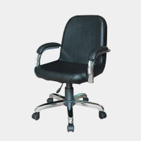 ราคา เก้าอี้สำนักงานพนักพิงเตี้ย ไอคอนิค 136A สีดำ (YA17943)