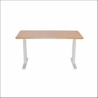 ราคา โต๊ะทำงานปรับระดับไฟฟ้า โปรสเปค P230W/120x70 สีขาสีขาว-หน้าโต๊ะสีบีช (YA18335)