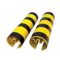 ราคา A-TRAFF พลาสติกกันชนขอบเสา ติดมุมกันกระแทก สีดำ-เหลือง ขนาด 12x12x40 cm. (YA18494)