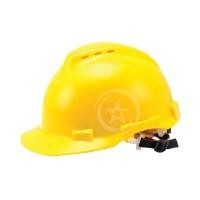 ราคา หมวกนิรภัยแบบปรับหมุน มีรูระบาย A-SAFE รุ่น ALFA 6 สีเหลือง (หมวกก่อสร้าง,หมวกกันกระแทก,หมวกเซฟตี้) (YA18568)