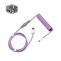 ราคา COOLER MASTER USB-A ถึง USB Type-C Coiled Cable Thunderstorm สีม่วง (YA18725)