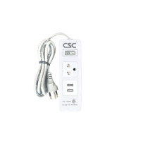 ราคา รางปลั๊กไฟ มอก 3ช่อง 2USB 10ม AM521UW-10M CSC (YA18738)
